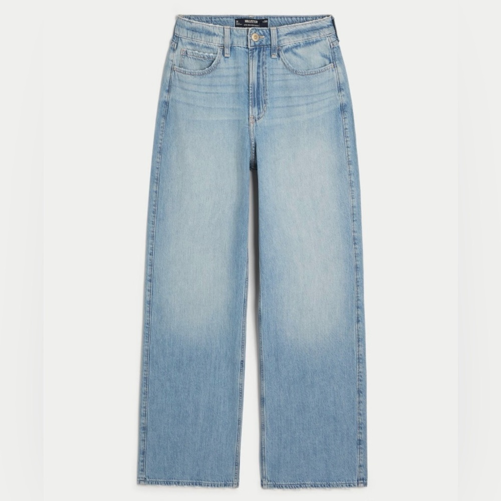 Womens ULTRA HIGH-RISE MEDIUM WASH DAD JEANS size 18S